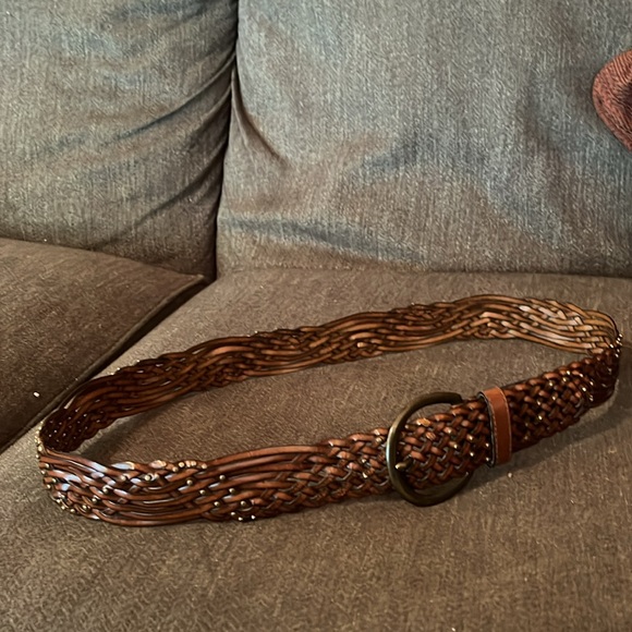 Levi’s Leather Braided & Studed Belt 39” - Picture 8 of 8